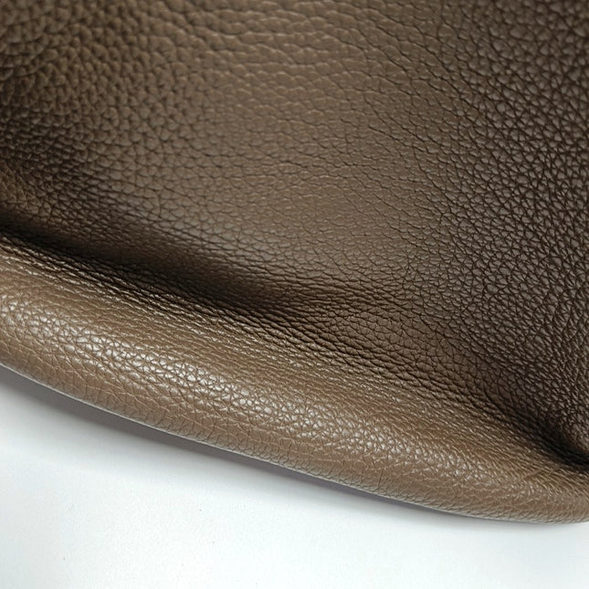Hermes Gao Étoupe Dark Grey Clemence Leather Hobo Shoulder Bag 2008