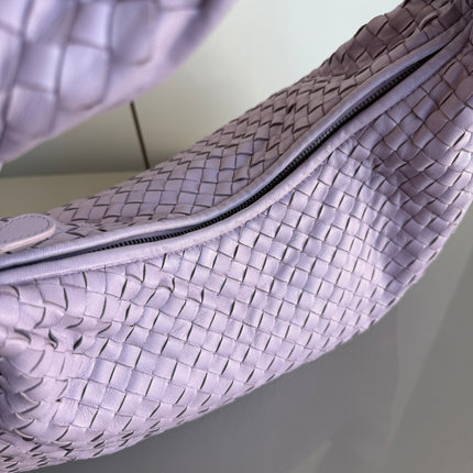 Bottega Veneta Hobo Bag Lambskin leather Lilac Purple Large 47cm