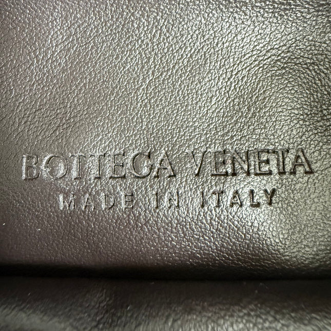 Bottega Veneta Teen Jodie Fondant Dark Chocolate Brown Leather