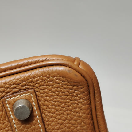 Hermes Birkin 35 Gold Togo Calfskin Leather Palladium Hardware 2004
