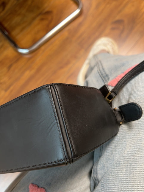 SOLD Loewe x Howl's Moving Castle Studio Ghibli Collection Puzzle Calcifer Mini Black Crossbody Bag