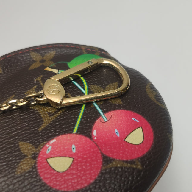 Louis Vuitton x Takashi Murakami Cherry on Monogram Coin Purse
