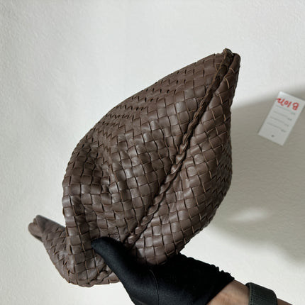 Sold Bottega Veneta Hobo Bag Large Milk Chocolate Brown Lambskin leather 47cm