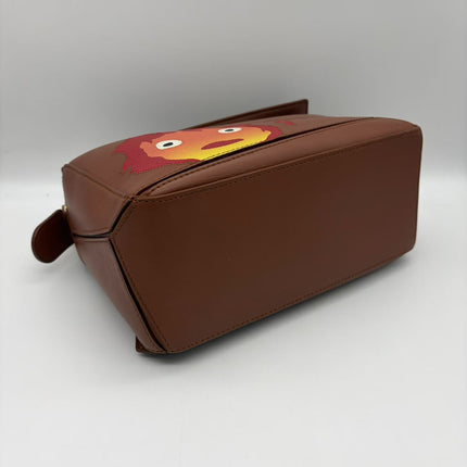 Loewe x Howl's Moving Castle Studio Ghibli Puzzle Calcifer Small Tan Caramel