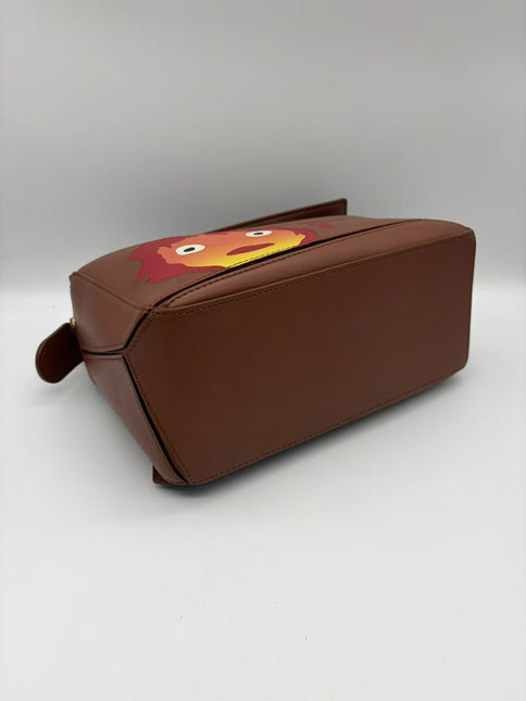 Loewe x Howl's Moving Castle Studio Ghibli Puzzle Calcifer Small Tan Caramel