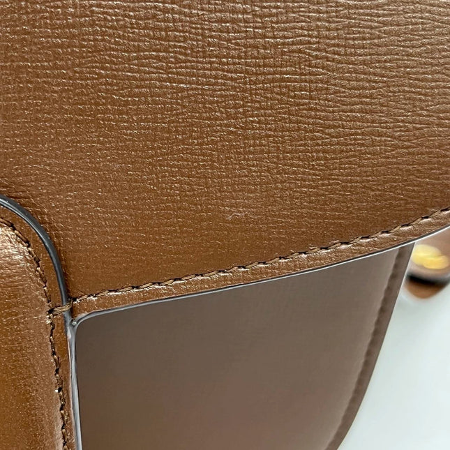 Sold Gucci 1955 Horsebit Shoulder Bag Caramel Brown Small Leather Never Worn