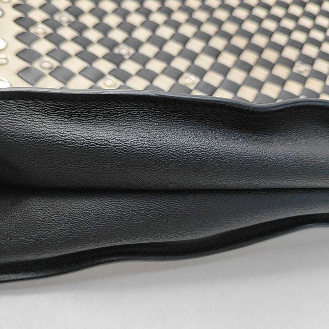 Bottega Veneta Intrecciato Check Palio Crossbody Bag 2018
