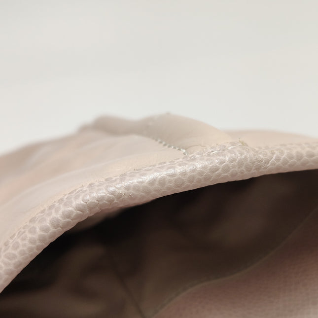 Chanel Deauville Tote Medium Pink Leather Top Handle Leather Chain Straps