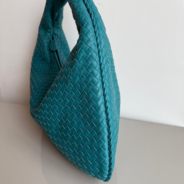 Bottega Veneta Hobo Bag Lambskin leather Green 47cm