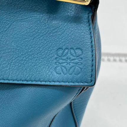 Loewe x Spirited Away Studio Ghibli Collection Puzzle Small Blue Crossbody Bag