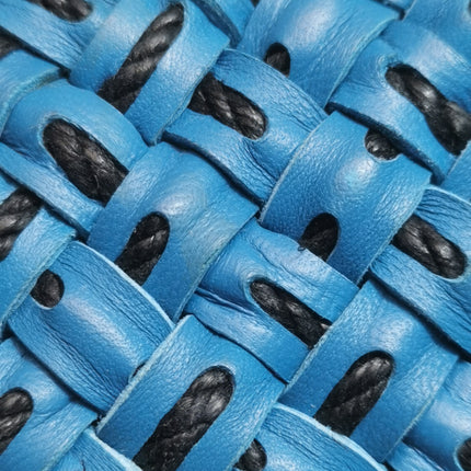 Bottega Veneta Cabat Tote Intreccio Leather Navy and Black 42cm