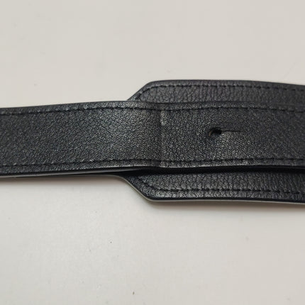 Loewe Puzzle Small Black Smooth Leather White Logo With Metal Feet 2016