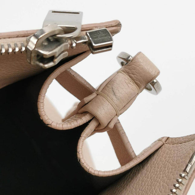 Saint Laurent Sac De Jour Baby Beige Leather Handbag