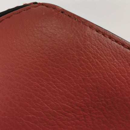 Sold Loewe Puzzle Mini Multicolor Burgundy Calfskin Leather Crossbody Bag