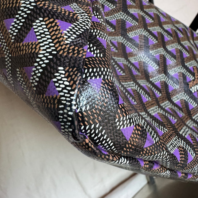 Goyard Special Edition Saint Louis PM Tote Medium Black Violet 2020