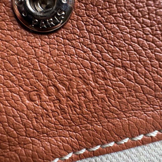 Goyard Saint Louis GM Tote Large Brown Goyardine Canvas 2018