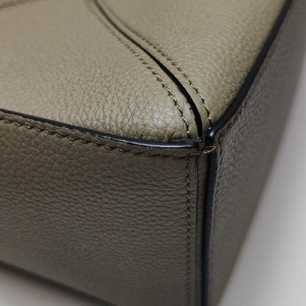 Loewe Puzzle Small Artichoke Green Calfskin leather Crossbody bag