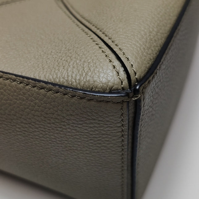 Loewe Puzzle Small Artichoke Green Calfskin leather Crossbody bag