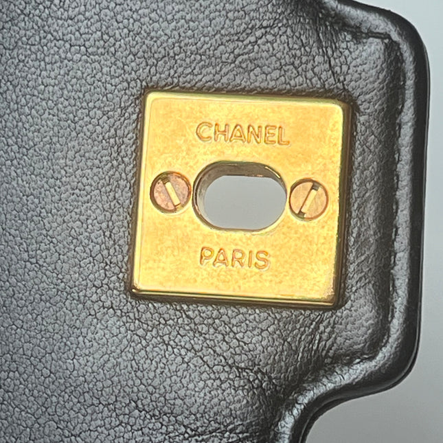 Chanel Diana Flap Bag Mini Black Leather Bijou Chain