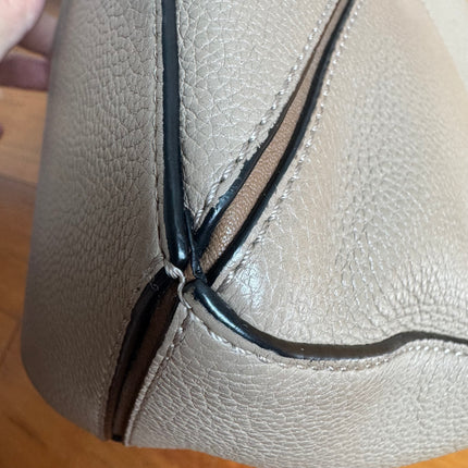 Loewe Puzzle Small Sand Beige Brown Strap Crossbody Bag