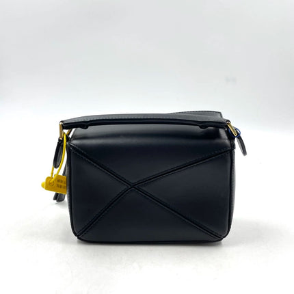 Loewe x Howl's Moving Castle Studio Ghibli Collection Puzzle Calcifer Mini Black Crossbody Bag