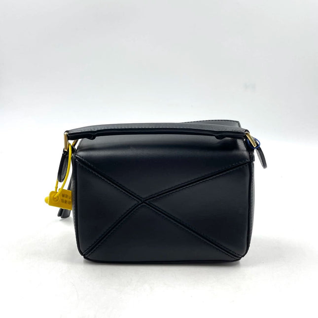 Loewe x Howl's Moving Castle Studio Ghibli Collection Puzzle Calcifer Mini Black Crossbody Bag