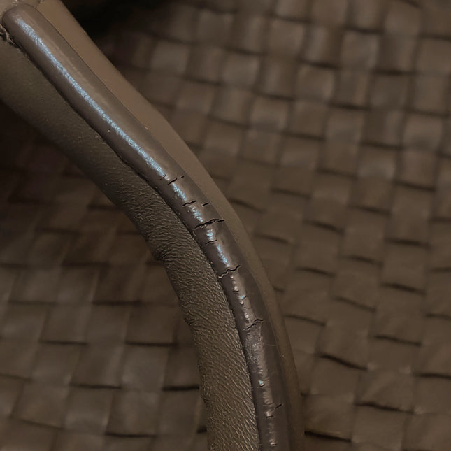 Bottega Veneta Maxi Convertible Tote Dark Chocolate Brown Leather 50cm