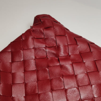 Bottega Veneta Hop Hobo Large Red Intrecciato Leather 45cm