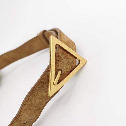 Bottega Veneta Padded Cassette Suede Leather Light Brown Beige