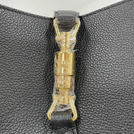 Gucci Jackie 1961 Black Pebbled Leather Bag Small