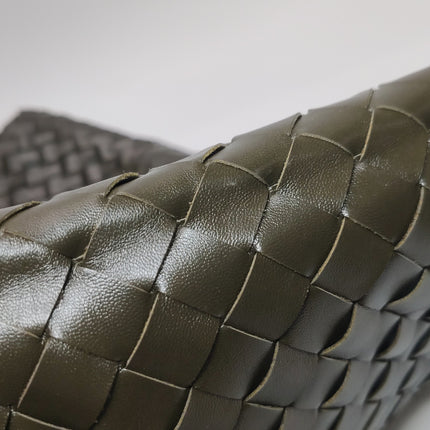 Bottega Veneta Hop Large Leather Dark Olive Green Hobo Bag