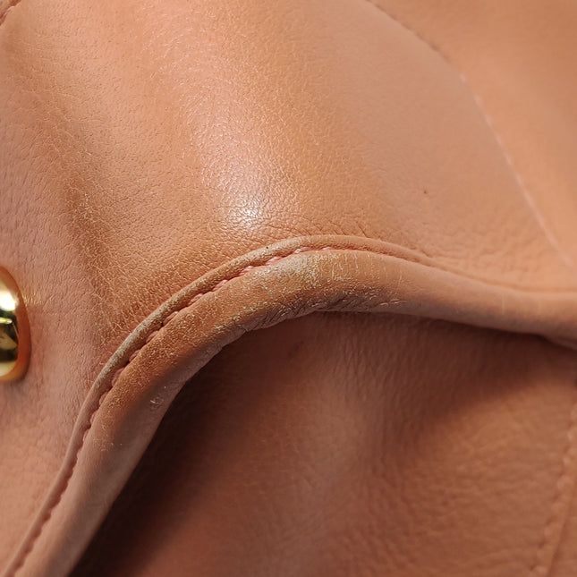 Loewe Amazona Medium 36 Light Coral Leather With Strap Goat Animal Lock