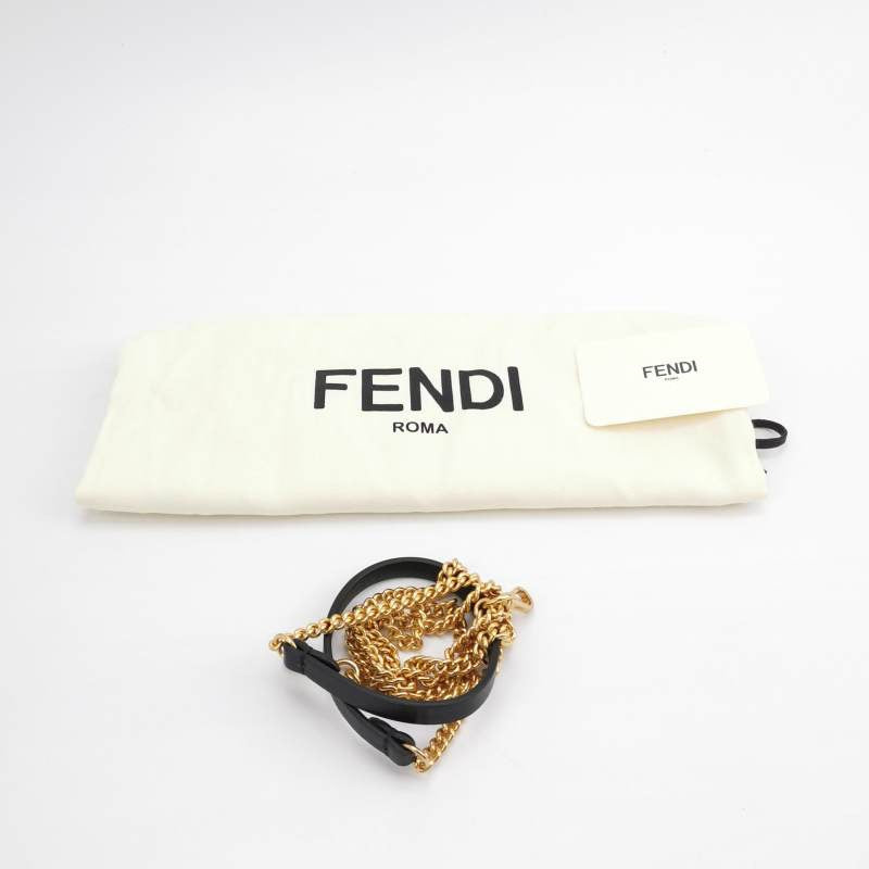 Fendi Baguette Mini Multicolor FF Zucca Canvas Crossbody Bag