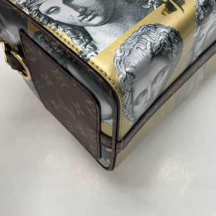 Louis Vuitton Speedy 25 Bandouliere Fornasetti Museum Gold