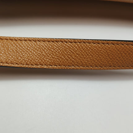 Dior Saddle 2021 Medium Tan Brown Grained Calfskin Leather Bag