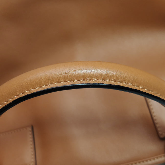 Loewe x Star Wars Amazona Medium 36 Tan Brown Stamps Leather With Strap