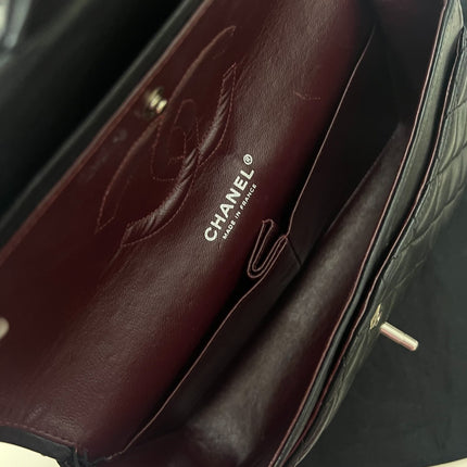 Sold Chanel Classic Flap Black lambskin leather Silver hardware