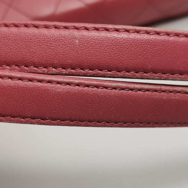 Chanel Kelly Vintage Top Handle Bag Lambskin Leather 24k Gold Hardware