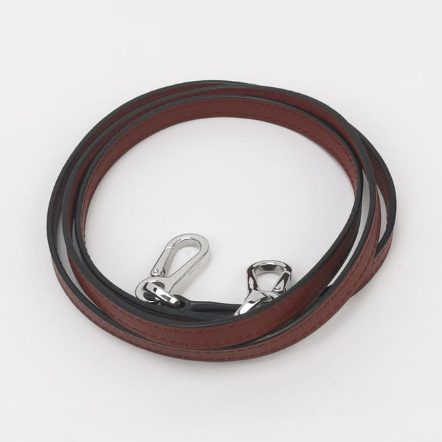 Loewe Puzzle Mini Burgundy Calfskin Leather Crossbody Bag