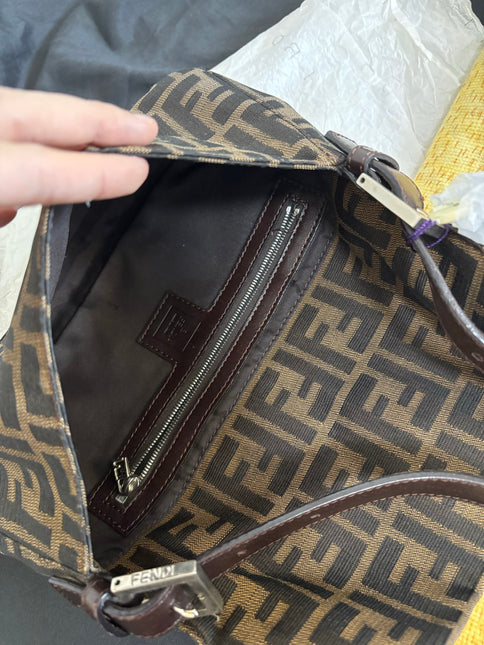Fendi Baguette Classic Zucca Print Fendi Monogram
