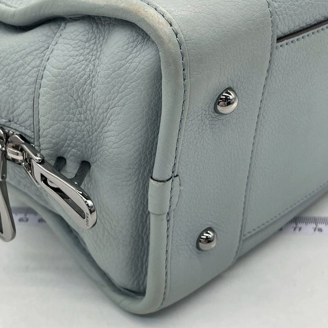 Loewe Amazona 29 Blue Leather Elephant Lock Silver-tone Hardware