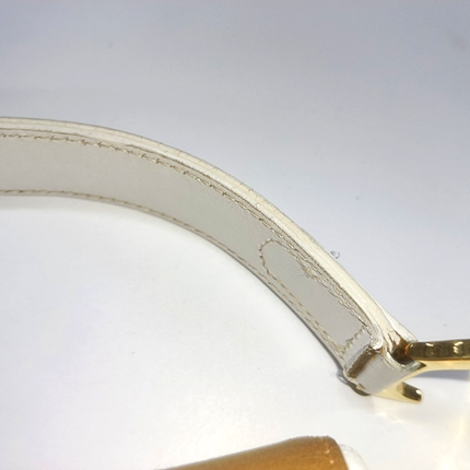 Dior Saddle Vintage Brown Leather and Silk Interior Shoulder Bag