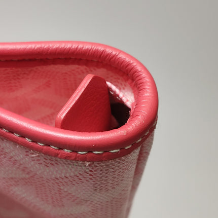 Goyard Artois Tote PM Medium Pink With Zipper and Reinforced Corners 2018