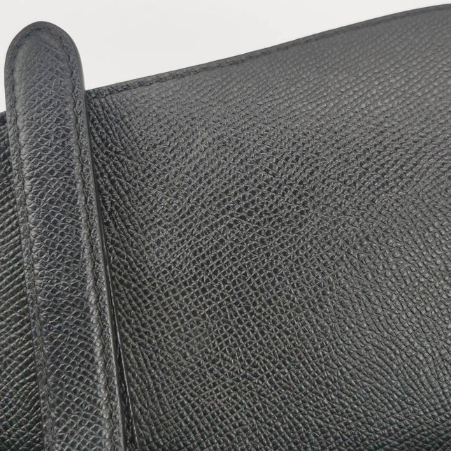 Sold Dior Saddle Black Medium Grained Leather Handbag
