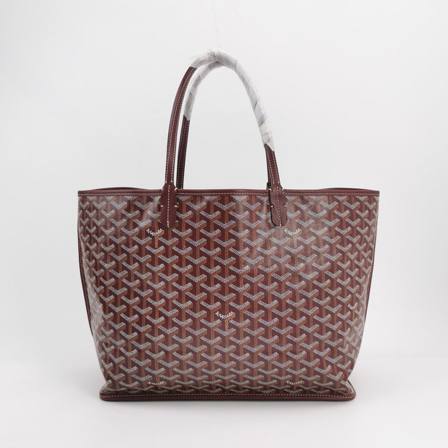 Goyard Anjou PM Medium Tote Burgundy Reversible Leather Lining