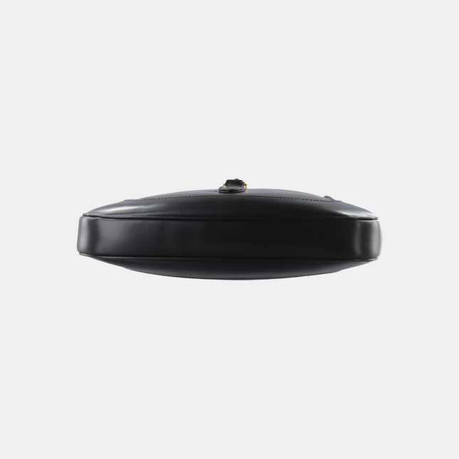 Gucci Jackie 1961 Black Leather Bag Small Piston Lock