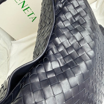 Bottega Veneta Hop Large Leather Navy Hobo Bag 55cm