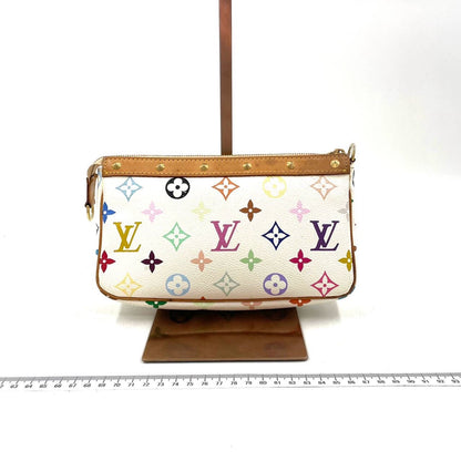 Louis Vuitton x Takashi Murakami Pochette Accessoire White Multicolor