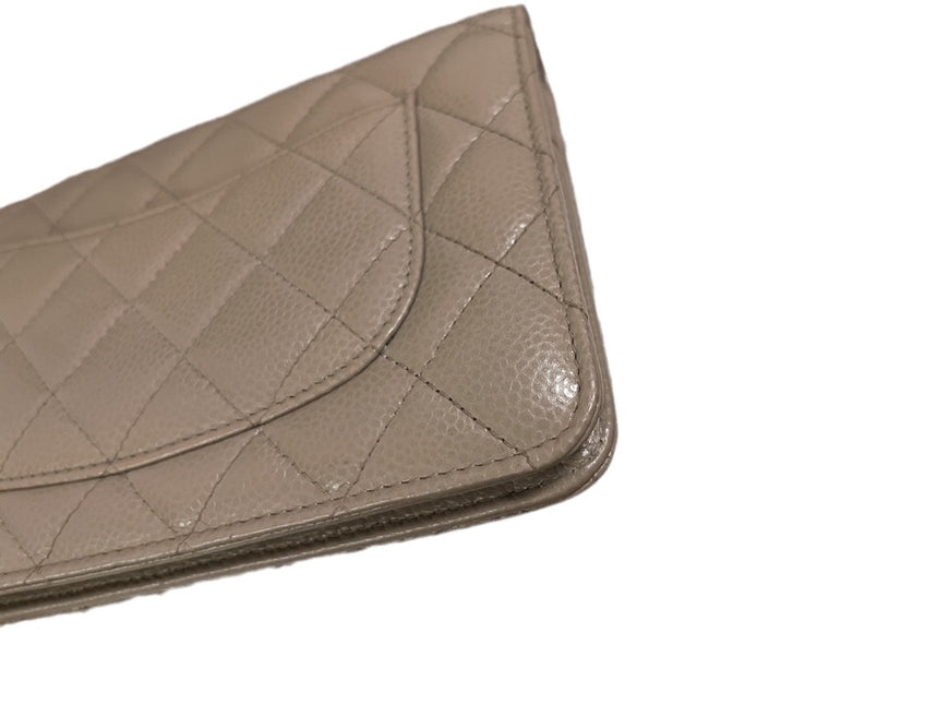 Sold Chanel Wallet on Chain WOC Beige with Silver hardware