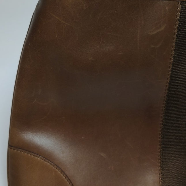 Gucci Jackie Vintage Medium Brown Leather Silver Hardware